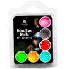 SECRET PLAY SET 6 BRAZILIAN BALLS EFECTO ICEBERG