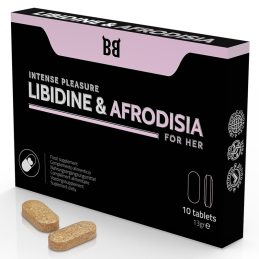 BLACKBULL BY SPARTAN - LIBIDINE & AFRODISIA PLACER INTENSO PARA MUJER 4 CÁPSULAS