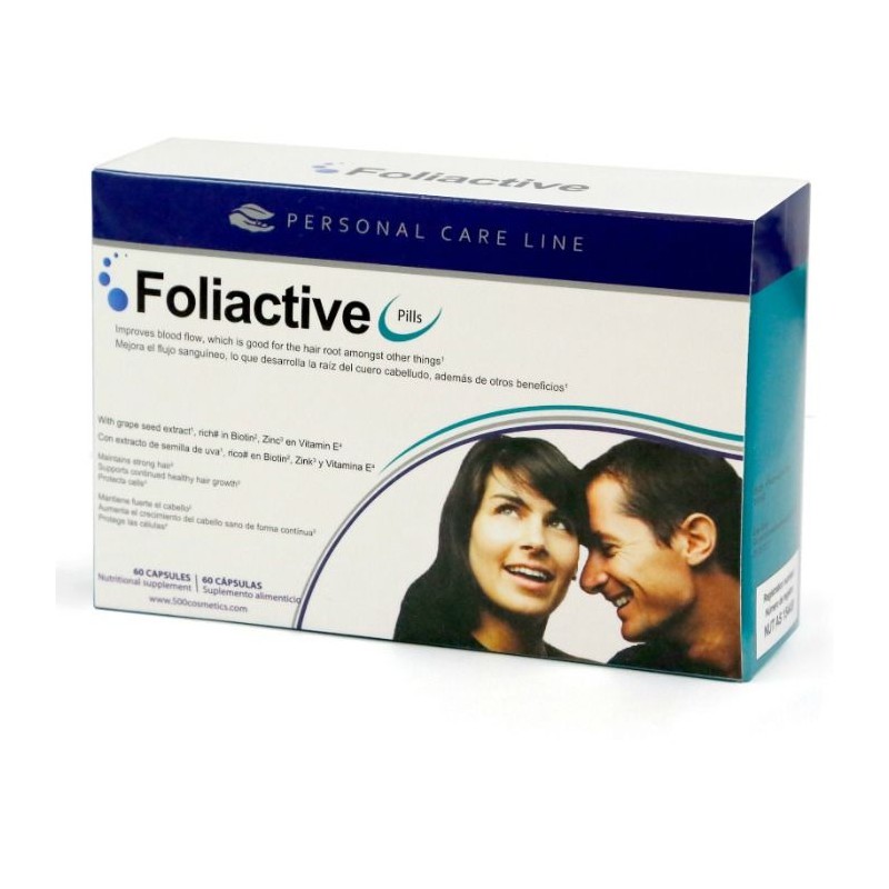 500 COSMETICS - FOLIACTIVE PILLS COMPLEMENTO ALIMENTICIO CAIDA PELO