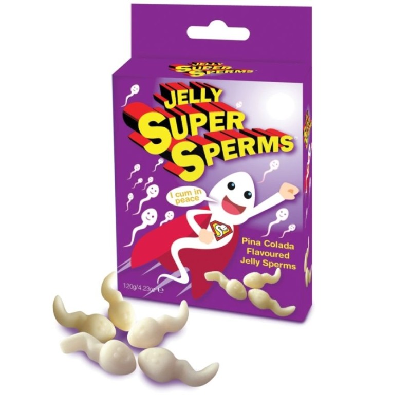 SPENCER & FLEETWOOD JELLY SUPER SPERM GOMINOLAS FORMA ESPERMA 120 GR