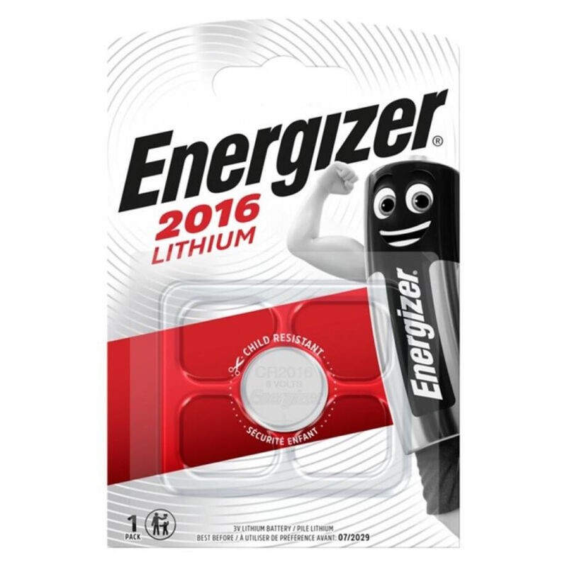 ENERGIZER PILA BOTON LITIO CR2016 3V BLISTER*1