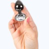 SECRET PLAY - GUNMETAL BUTT PLUG TALLA S 7 CM