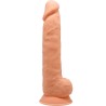 SILEXD - MODELO 1 PENE REALISTICO SILICONA PREMIUM SILEXPAN NEGRO 20 CM