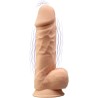 SILEXD - MODELO 1 PENE REALISTICO VIBRADOR SILICONA PREMIUM SILEXPAN FUCSIA 21.5 CM