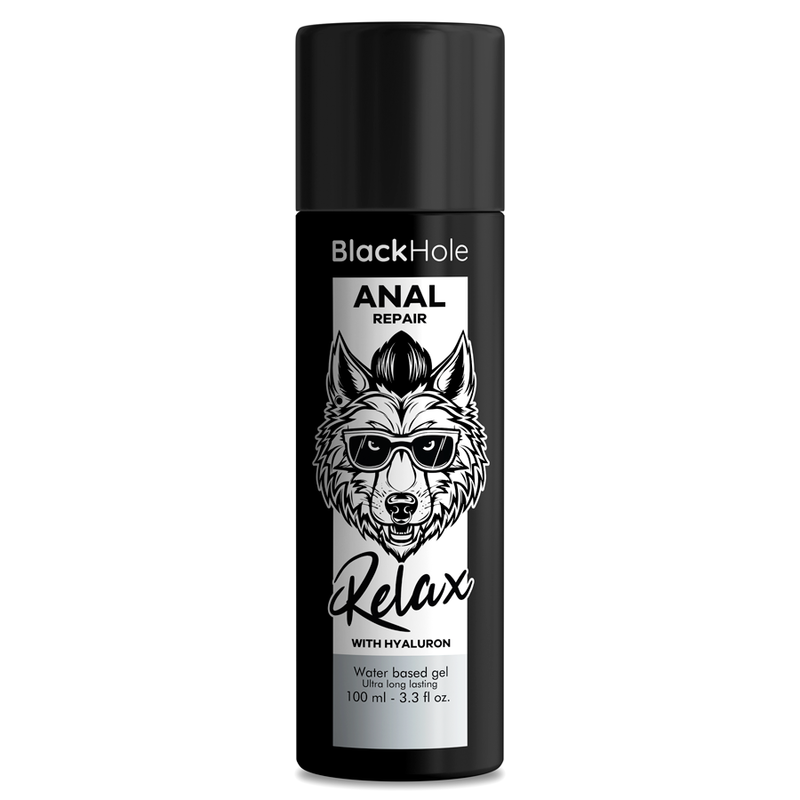 BLACK HOLE - ANAL REPAIR Base de agua RELAX CON HYALURON 100 ML