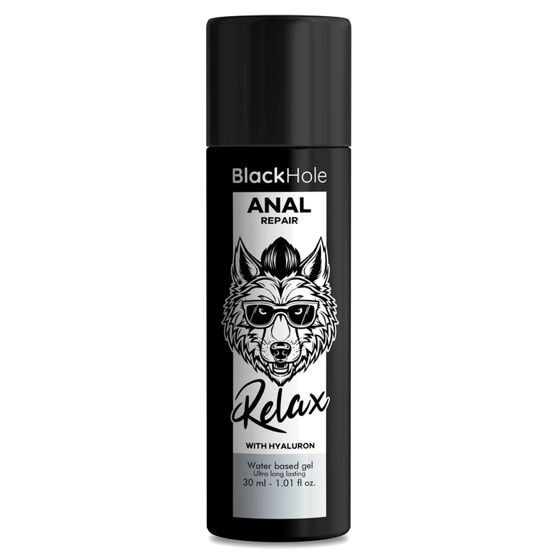 BLACK HOLE - ANAL REPAIR Base de agua RELAX CON HYALURON 30 ML