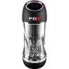 PDX ELITE - MASTURBADOR STROKER VIEWTUBE 2 COMPRESION ESPIRAL TRANSPARENTE