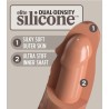 KING COCK ELITE - DILDO REALISTICO SILICONA 17.8 CM CARAMELO