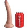 KING COCK ELITE - DILDO REALISTICO SILICONA 17.8 CM CARAMELO