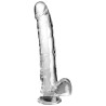 KING COCK CLEAR - DILDO CON TESTICULOS 20.3 CM TRANSPARENTE