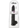 KING COCK - PENE REALISTICO CON TESTICULOS 30.5 CM NEGRO