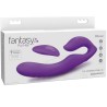 FANTASY FOR HER - VIBRADOR DOBLE PENETRACION CONTROL REMOTO 9 NIVELES VIOLETA