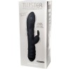 ADRIEN LASTIC - TWISTER MASAJEADOR VIBRADOR Y ROTADOR RABBIT NEGRO