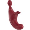 ARMONY - ROSA 2 EN 1 ESTIMULADOR SUCCIÓN & VIBRADOR 10 MODOS CON COLA ROJO