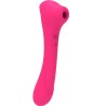 FEMINTIMATE - DAISY MASSAGER SUCCIONADOR Y VIBRADOR ROSA