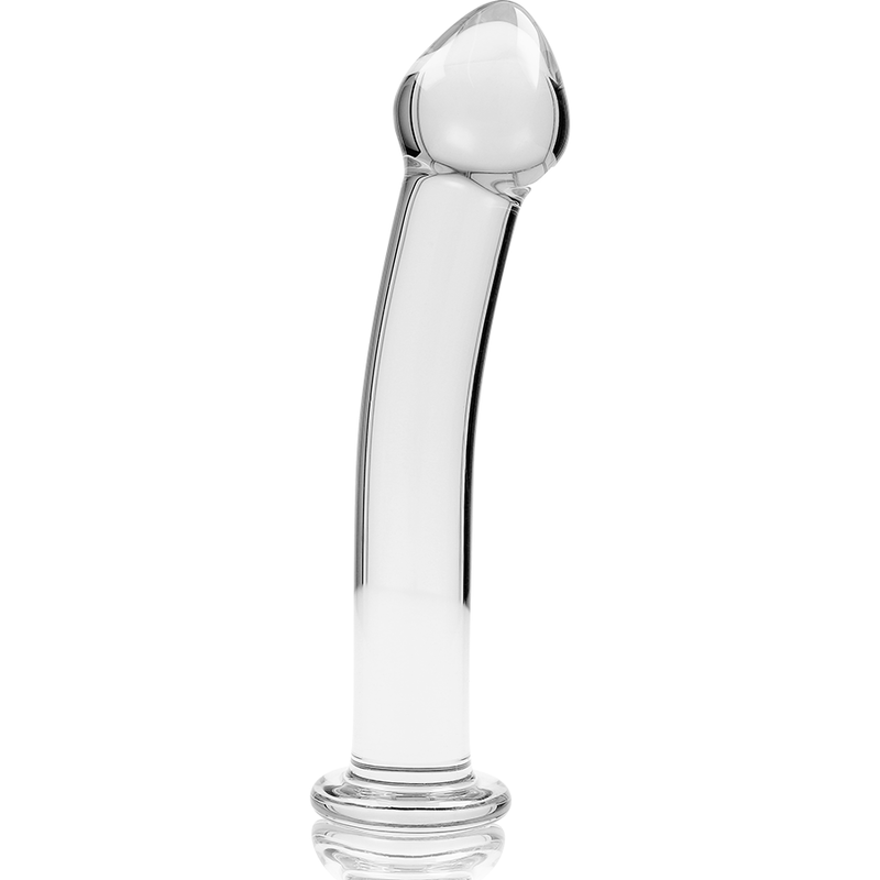 NEBULA SERIES BY IBIZA - MODELO 11 DILDO CRISTAL BOROSILICATO 16 X 3 CM TRANSPARENTE