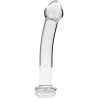 NEBULA SERIES BY IBIZA - MODELO 11 DILDO CRISTAL BOROSILICATO 16 X 3 CM TRANSPARENTE