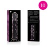 NEBULA SERIES BY IBIZA - MODELO 10 DILDO CRISTAL BOROSILICATO 16.5 X 3.5 CM ROSA