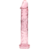 NEBULA SERIES BY IBIZA - MODELO 12 DILDO CRISTAL BOROSILICATO 17 X 3.5 CM ROSA