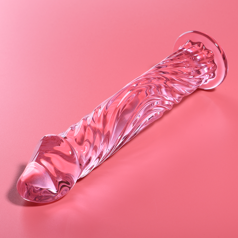 NEBULA SERIES BY IBIZA - MODELO 12 DILDO CRISTAL BOROSILICATO 17 X 3.5 CM ROSA