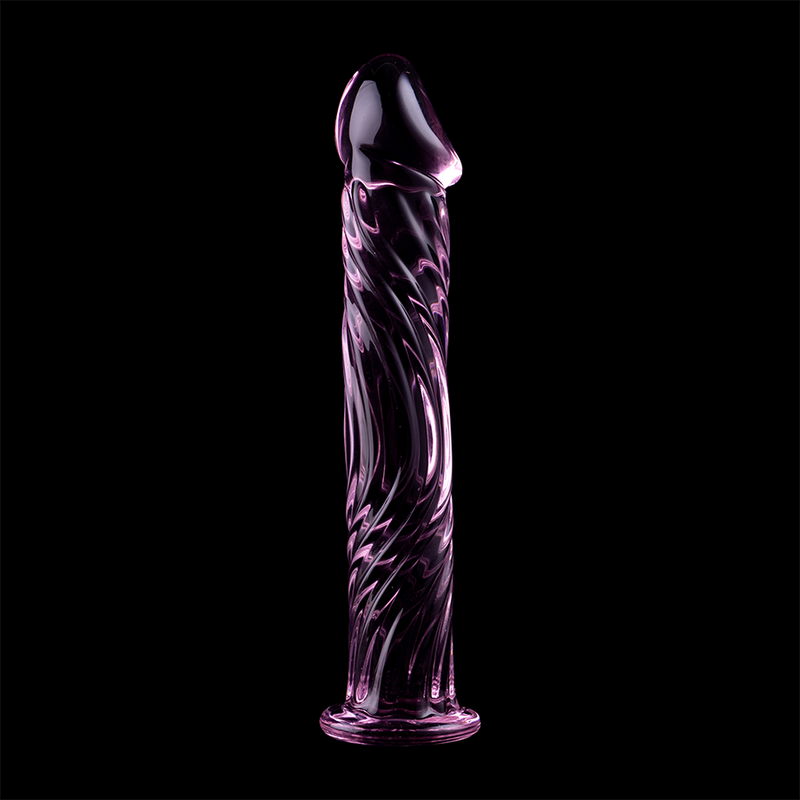 NEBULA SERIES BY IBIZA - MODELO 12 DILDO CRISTAL BOROSILICATO 17 X 3.5 CM ROSA