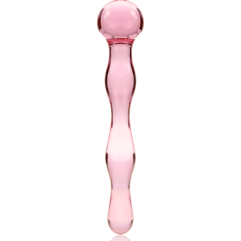 NEBULA SERIES BY IBIZA - MODELO 13 DILDO CRISTAL BOROSILICATO 18 X 3.5 CM ROSA