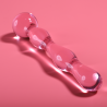 NEBULA SERIES BY IBIZA - MODELO 13 DILDO CRISTAL BOROSILICATO 18 X 3.5 CM ROSA