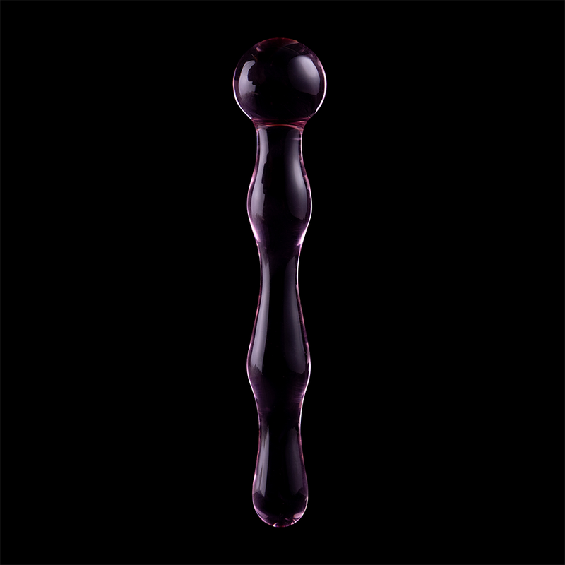 NEBULA SERIES BY IBIZA - MODELO 13 DILDO CRISTAL BOROSILICATO 18 X 3.5 CM ROSA