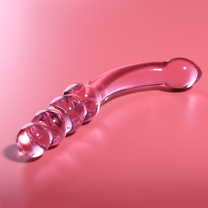 NEBULA SERIES BY IBIZA - MODELO 14 DILDO CRISTAL BOROSILICATO 18.5 X 3 CM ROSA