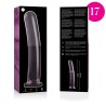 NEBULA SERIES BY IBIZA - MODELO 17 DILDO CRISTAL BOROSILICATO 18.5 X 3 CM ROSA