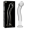 NEBULA SERIES BY IBIZA - MODELO 18 DILDO CRISTAL BOROSILICATO 18.5 X 3.5 CM TRANSPARENTE