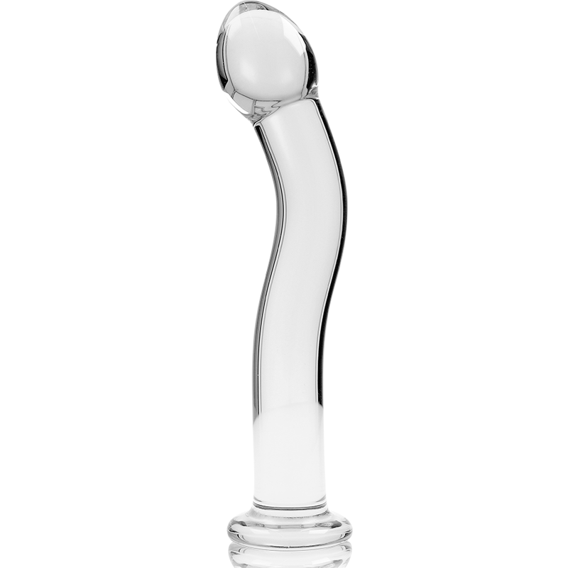 NEBULA SERIES BY IBIZA - MODELO 18 DILDO CRISTAL BOROSILICATO 18.5 X 3.5 CM TRANSPARENTE