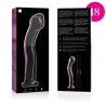 NEBULA SERIES BY IBIZA - MODELO 18 DILDO CRISTAL BOROSILICATO 18.5 X 3.5 CM ROSA