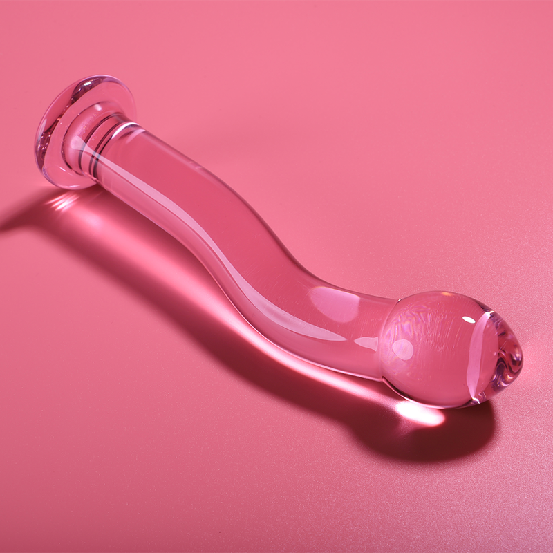 NEBULA SERIES BY IBIZA - MODELO 18 DILDO CRISTAL BOROSILICATO 18.5 X 3.5 CM ROSA