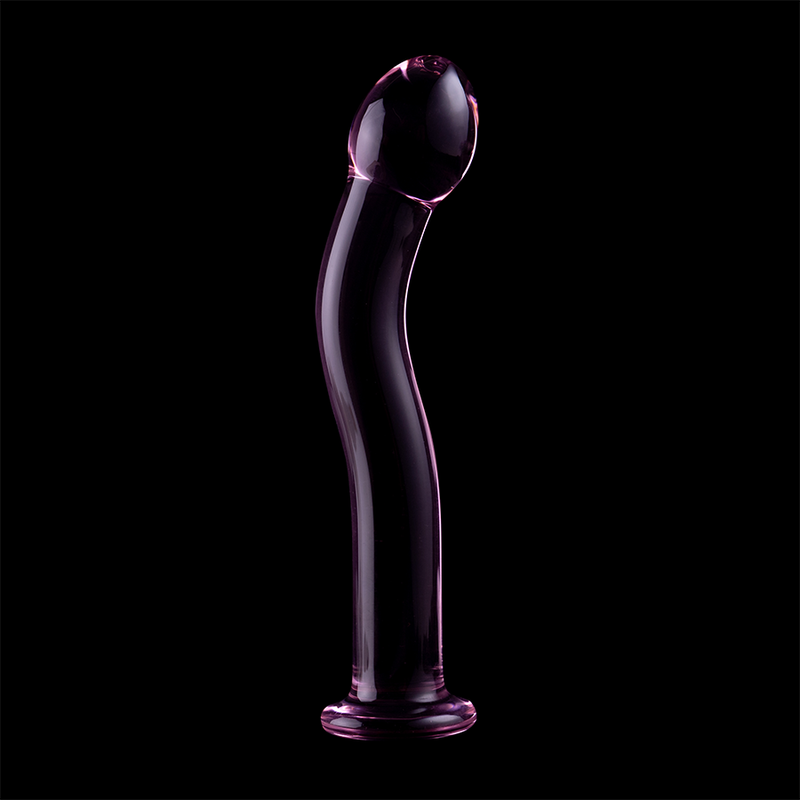 NEBULA SERIES BY IBIZA - MODELO 18 DILDO CRISTAL BOROSILICATO 18.5 X 3.5 CM ROSA