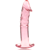 NEBULA SERIES BY IBIZA - MODELO 19 DILDO CRISTAL BOROSILICATO 18.5 X 4 CM ROSA