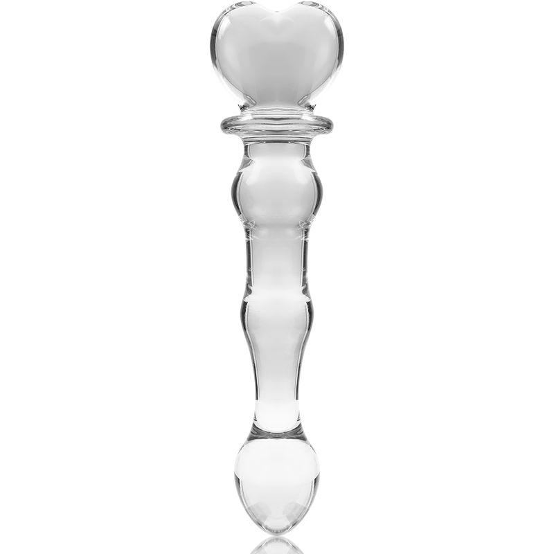 NEBULA SERIES BY IBIZA - MODELO 21 DILDO CRISTAL BOROSILICATO 20.5 X 3.5 CM TRANSPARENTE