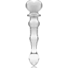 NEBULA SERIES BY IBIZA - MODELO 21 DILDO CRISTAL BOROSILICATO 20.5 X 3.5 CM TRANSPARENTE