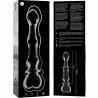 NEBULA SERIES BY IBIZA - MODELO 21 DILDO CRISTAL BOROSILICATO 20.5 X 3.5 CM TRANSPARENTE