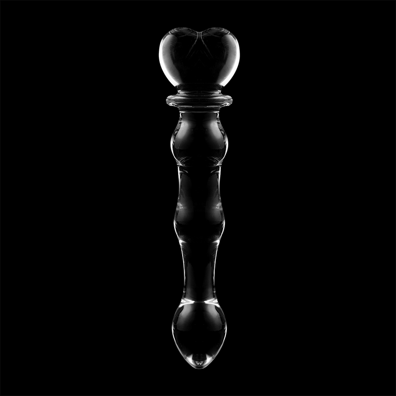 NEBULA SERIES BY IBIZA - MODELO 21 DILDO CRISTAL BOROSILICATO 20.5 X 3.5 CM TRANSPARENTE