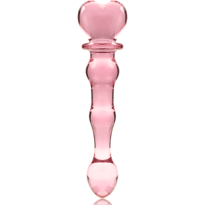 NEBULA SERIES BY IBIZA - MODELO 21 DILDO CRISTAL BOROSILICATO 20.5 X 3.5 CM ROSA