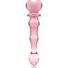 NEBULA SERIES BY IBIZA - MODELO 21 DILDO CRISTAL BOROSILICATO 20.5 X 3.5 CM ROSA