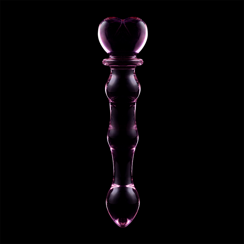 NEBULA SERIES BY IBIZA - MODELO 21 DILDO CRISTAL BOROSILICATO 20.5 X 3.5 CM ROSA