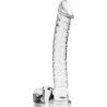 NEBULA SERIES BY IBIZA - MODELO 23 DILDO CRISTAL BOROSILICATO 21.5 X 4 CM TRANSPARENTE