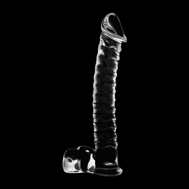 NEBULA SERIES BY IBIZA - MODELO 23 DILDO CRISTAL BOROSILICATO 21.5 X 4 CM TRANSPARENTE