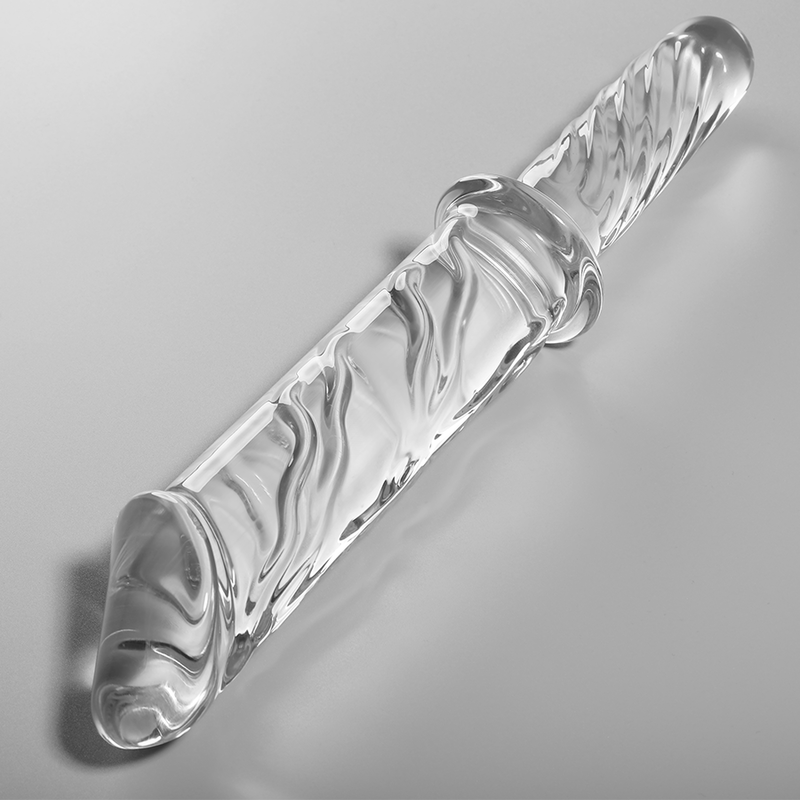 NEBULA SERIES BY IBIZA - MODELO 24 DILDO CRISTAL BOROSILICATO 28.5 X 5 CM TRANSPARENTE