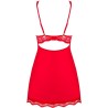 OBSESSIVE - BABYDOLL Y TANGA LUVAE ROJO S/M