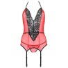 PASSION - PEONIA CORSET EROTIC LINE ROJO S/M