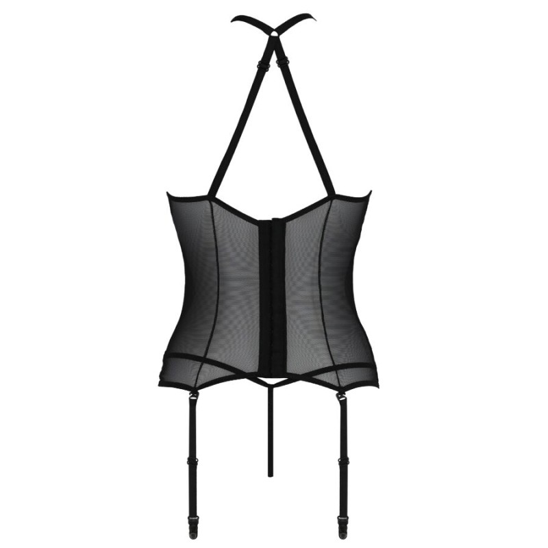 PASSION - SATARA CORSET EROTIC LINE NEGRO L/XL