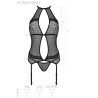 PASSION - SATARA CORSET EROTIC LINE NEGRO L/XL